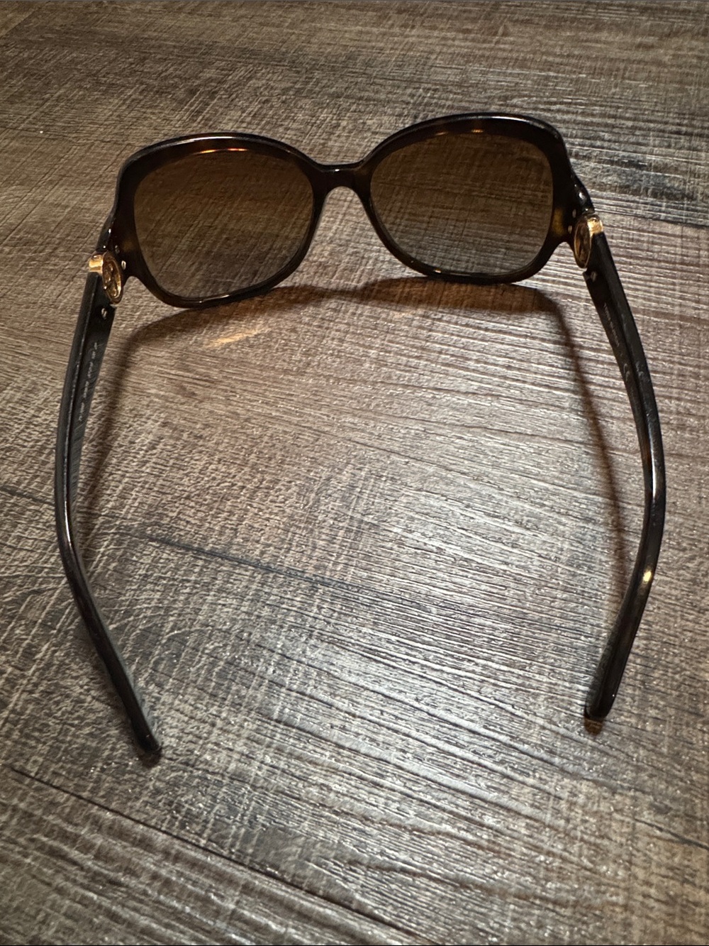 Tory Burch Brown Gradient Lens Oversized Sunglasses - Picture 6 of 10